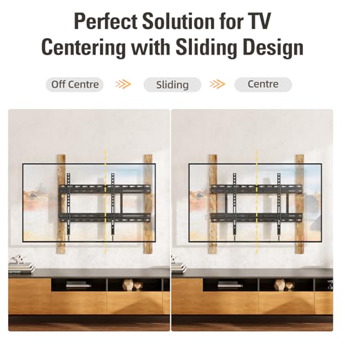 Mounting Dream Universal TV Wall Mount Extension Bracket for Televison Wall Plate, Fitting 16'' - 24'' Wood Studs and Easy Centering in Position, Max Loading Capacity of 154 LBS MD5232 - Image 4