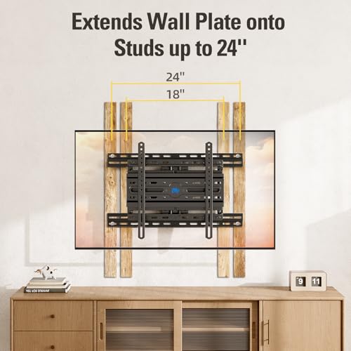 Mounting Dream Universal TV Wall Mount Extension Bracket for Televison Wall Plate, Fitting 16'' - 24'' Wood Studs and Easy Centering in Position, Max Loading Capacity of 154 LBS MD5232 - Image 3