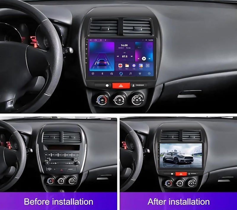 Vierex Fit Mitsubishi Outlander Car Stereo, Wireless CarPlay & Android Auto, GPS Navigation, WiFi,BT, for Mitsubishi Outlander Sport 2011-2017, ASX 2013-2015 (2+32GB Carplay 4CORE) - Image 2