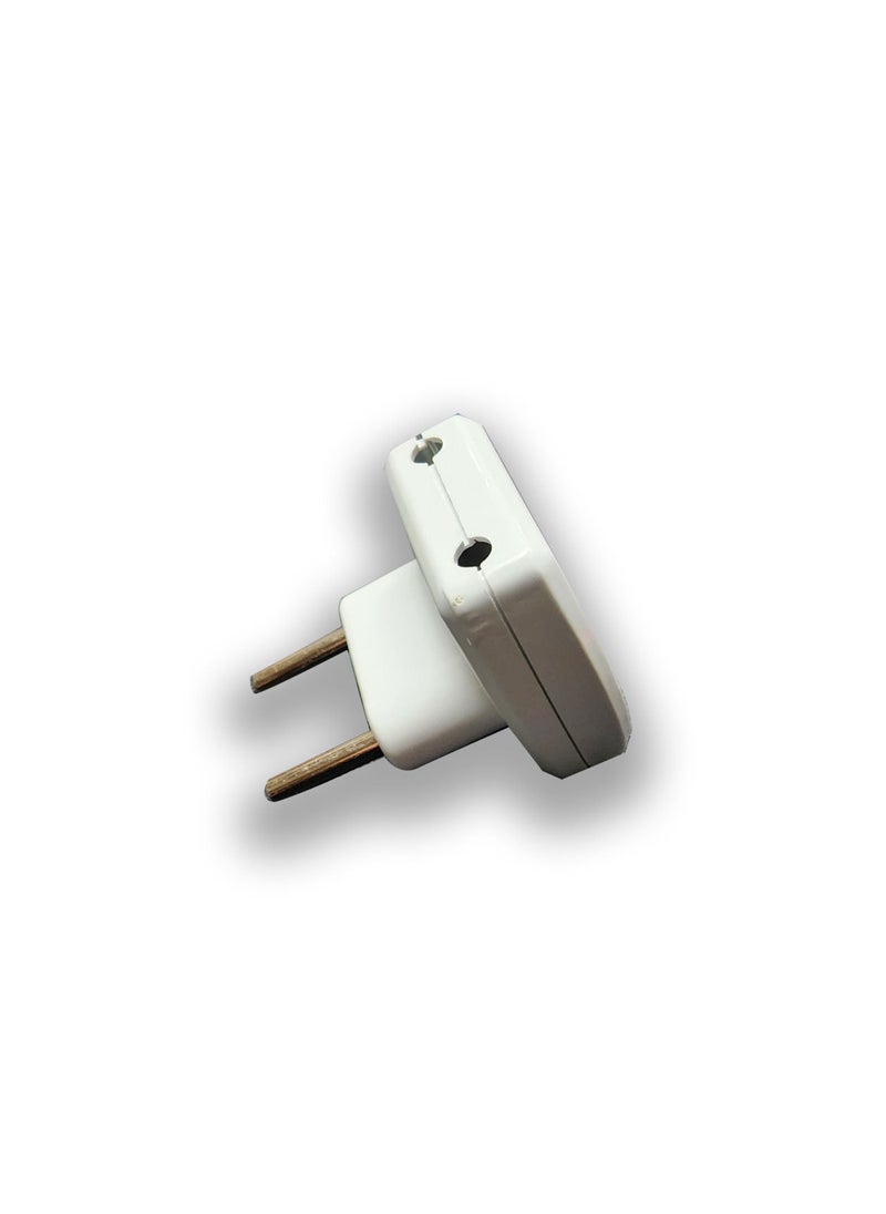 Generic ALPHA NOUR AC Power Plug Three Compartments -  Safety Load - Ultra High Material for All Electrical and Home Appliances 10A 250V Made in Turkey  - Image 2