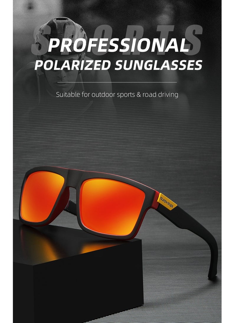 كويسفيكر نظارات شمسية مستقطبة للرجال والنساء، نظارات ركوب، نظارات جري، نظارات تسلق الجبال، نظارات قيادة، نظارات صيد، نظارات UV400 - Image 4