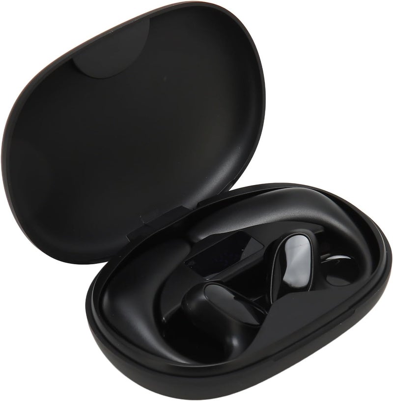 Acouto Translator Headphones 44 Languages Translation Music Function Charging Case Black - Image 1