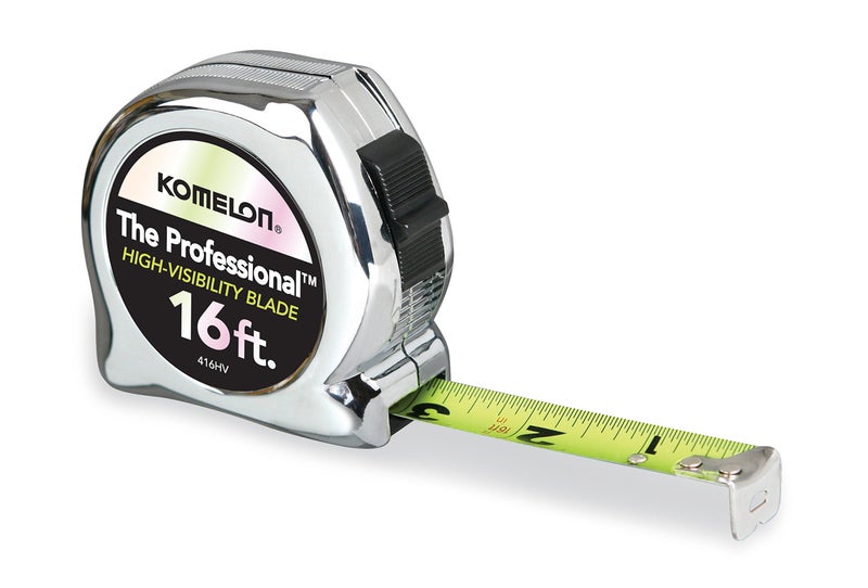 KOMELON متر قياس احترافي عالي الوضوح كوميلون 416HV، 16 قدم × 3/4 بوصة، كروم - Image 5