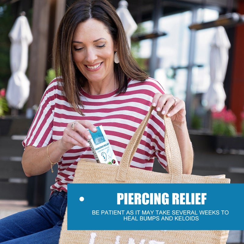 EELHOE 30ml Piercing Relief Treatment Drops Aftercare Treatment Gentle Soothing Bumps Keloid for Ears Nose Nipples Facial Body Areas - Image 5