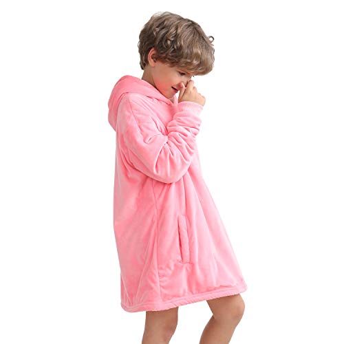 LetsFunny Blanket Hoodie,Oversized Wearable Sherpa Fleece Blanket Sweatshirt,Super Soft Warm Cozy with Giant Pocket,Gifts for Women Men Adults Teenagers Kids, One Size Fits All - Image 2