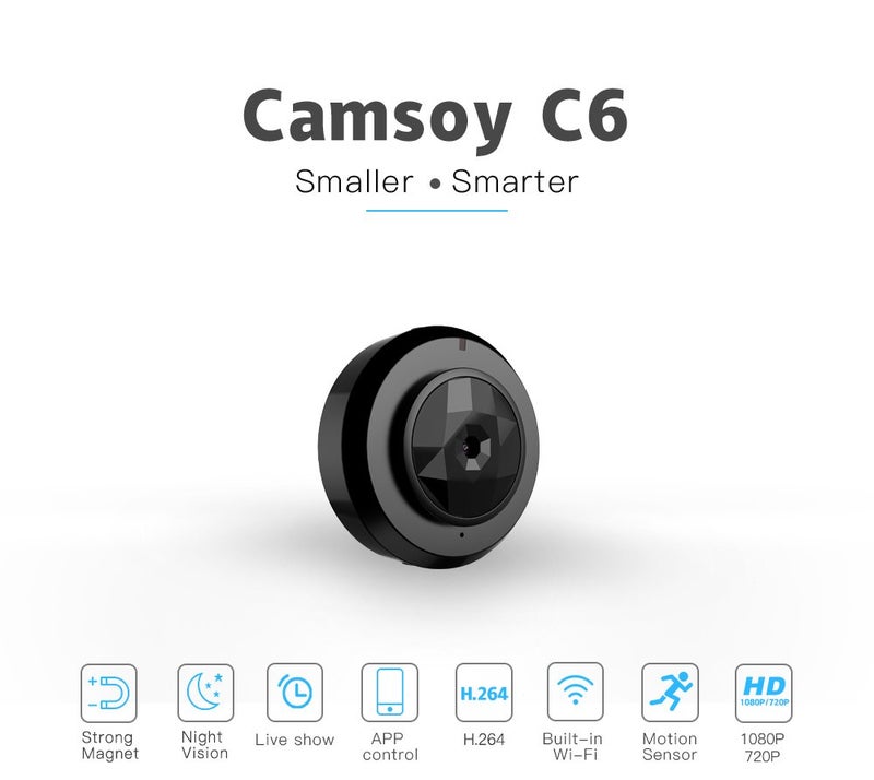 TECHNOVIEW 4k Wireless WiFi Mini Camera Full HD 1080p Recording Night Hd Vision Audio and Video Recorder Motion Detection Camera for Home Office Car Small Size Portable Design - App - OKam Pro - Image 2