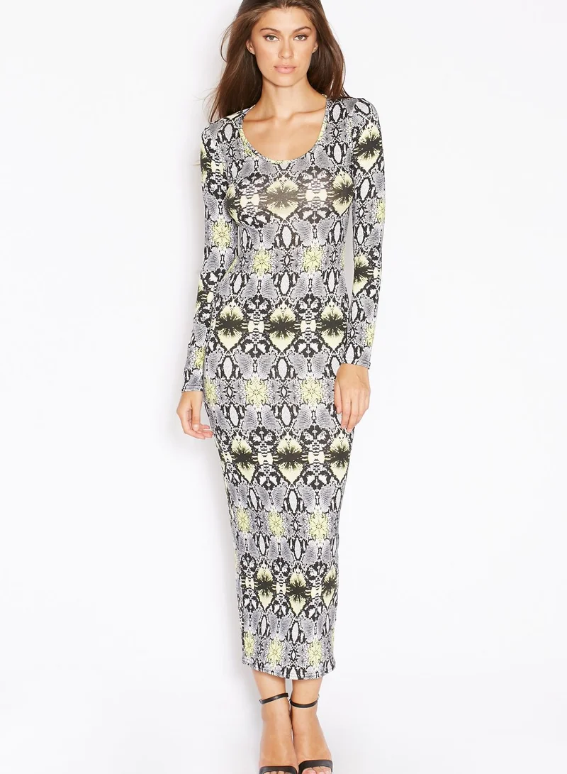 Ginger Printed Maxi Dress