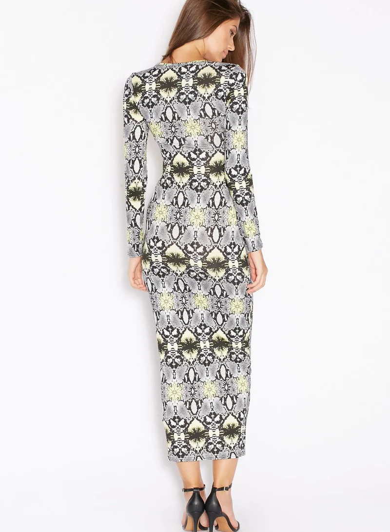 Ginger Printed Maxi Dress