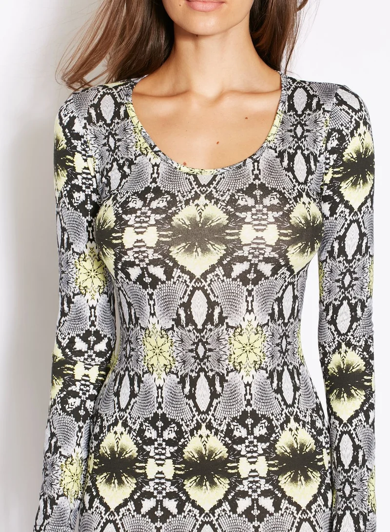 Ginger Printed Maxi Dress