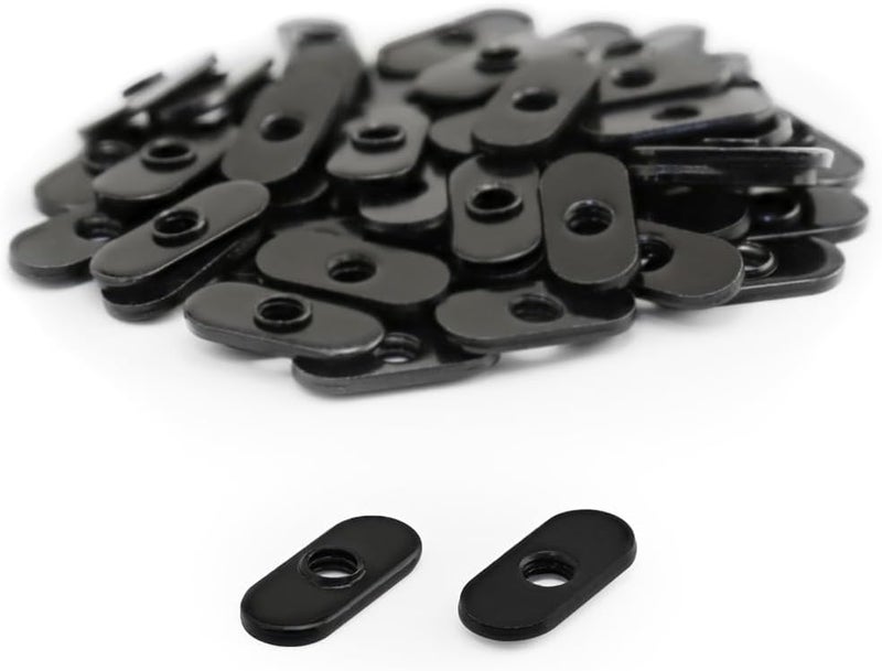 80/20 , 3276, 10 Series Steel 10-32 Centered Slide in Economy T-Nuts Hardware Nuts for 10 Series Aluminum Extrusions (100 Pack) - Image 1