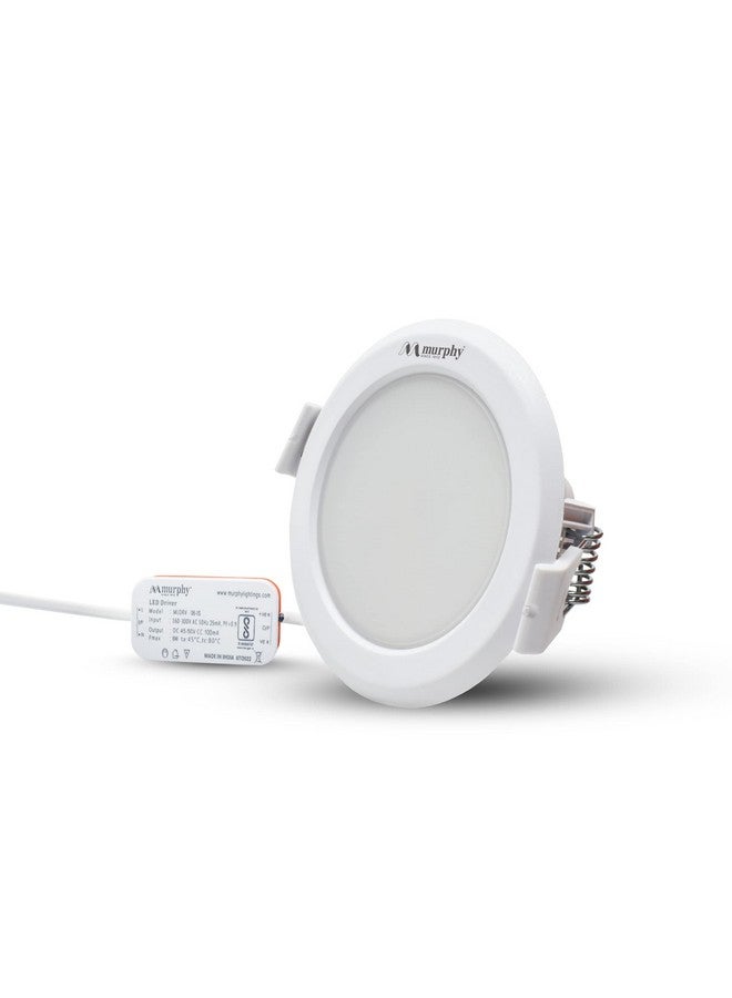 Murphy Trimless Round LED Panel Light - 5W Natural White | Glare-Free, Recessed Ceiling Downlight for Home & Commercial - Pack of 20 - Image 2