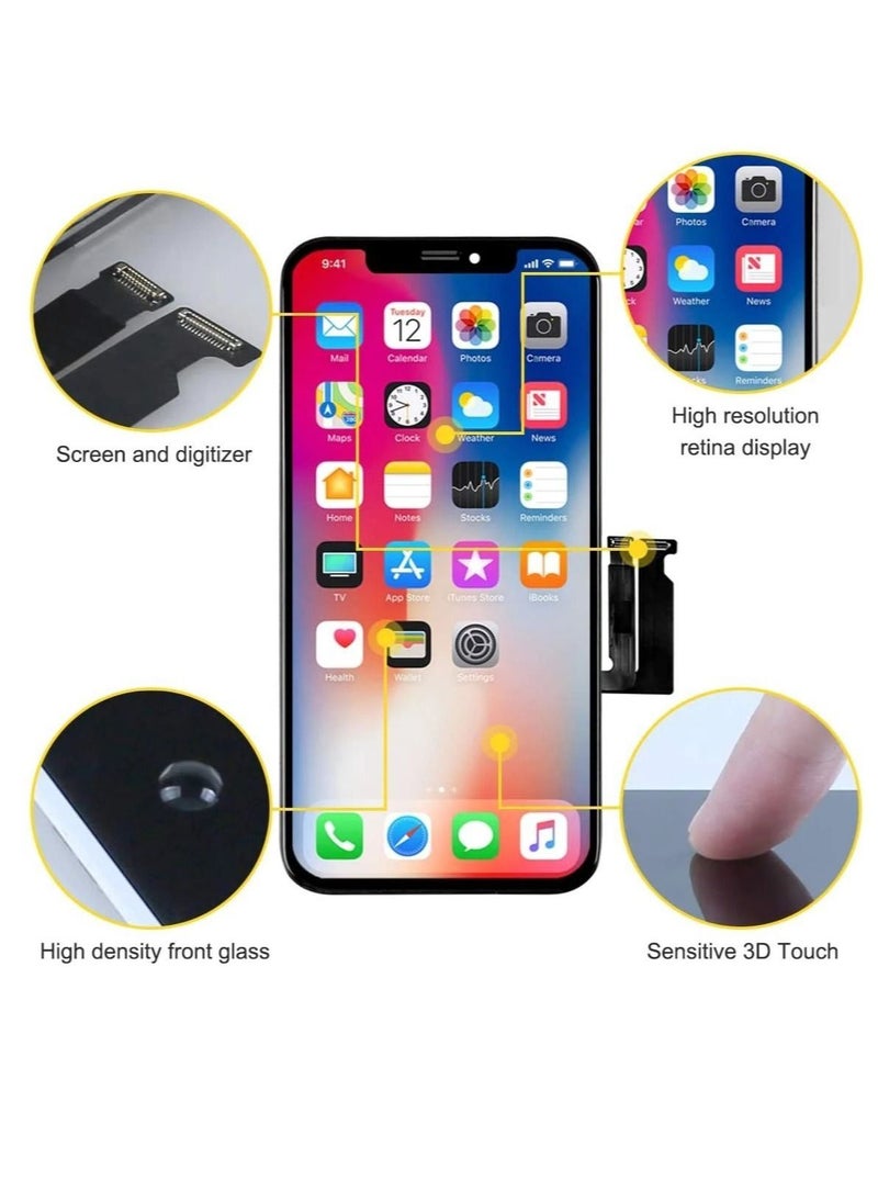 Generic - LCD Screen Replacement Parts Display Assembly for iPhone XR Black - Image 1