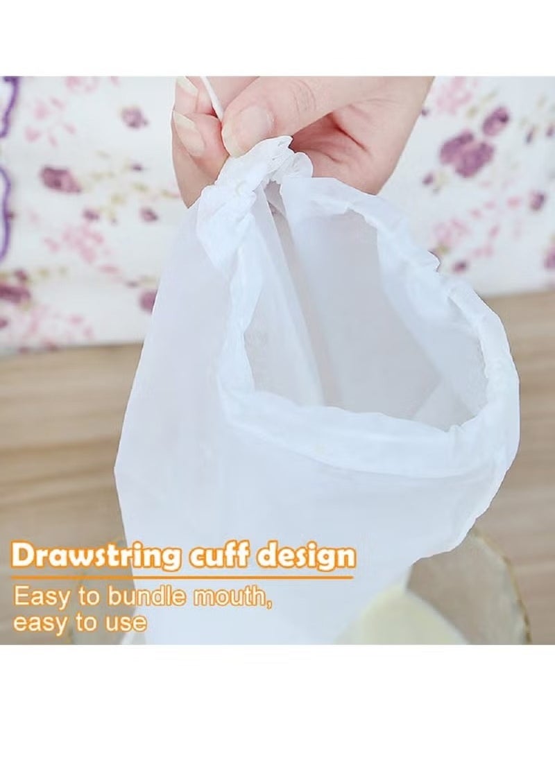 Bukela - 3pcs Food Grade Soy Milk Filter Bags, 200 Micron 20*30CM Fine Mesh Bag Milk Filter Bag All Purpose Food Strainer Nylon Cheesecloth - Image 1