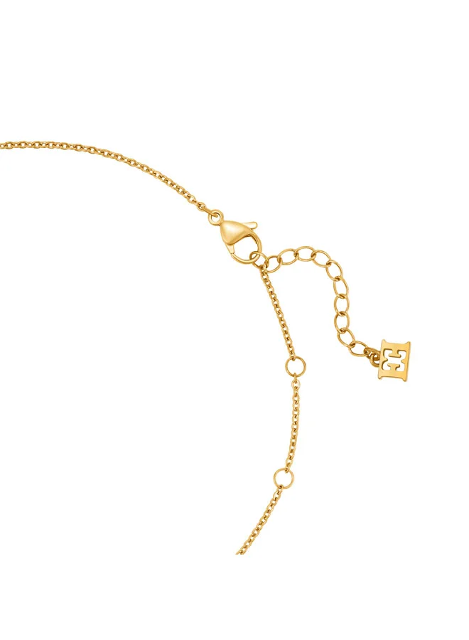 Escada  Caroline Gold Plated Stainless Steel Necklace for Women 360mm for Women | Best Price UAE