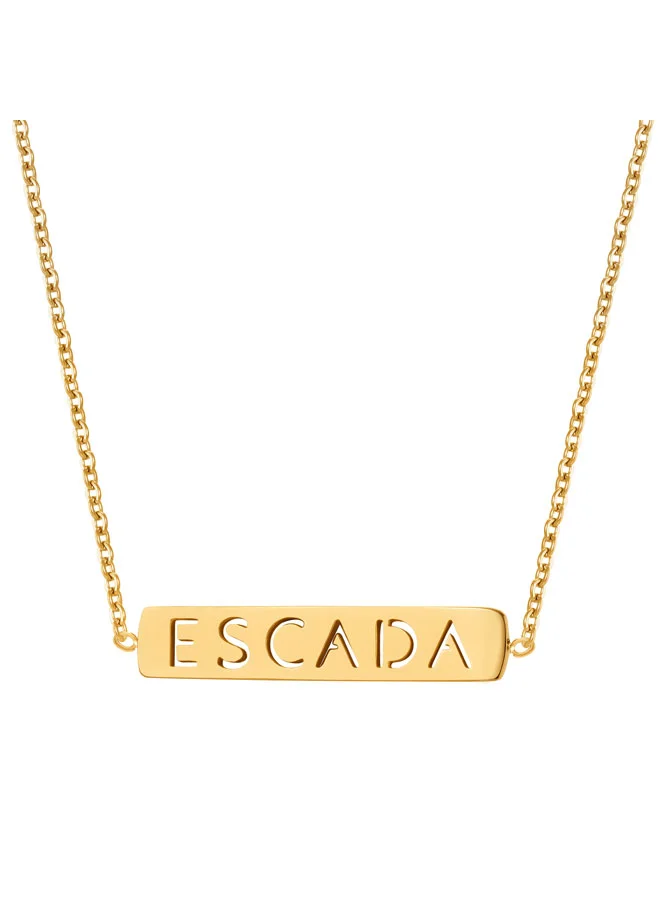 إسكادا Caroline Gold Plated Stainless Steel Necklace for Women 360mm