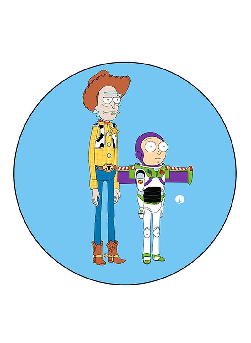 RKN Rick And Morty Printed Fridge Magnet Multicolour - Image 1