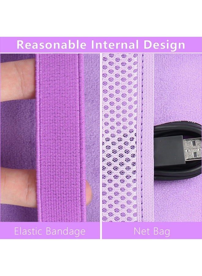 Co2Crea Hard Case Replacement for VTech KidiBuzz 3 / KidiBuzz G2 Kids' Electronics Smart Device KidiConnect (Black Case + Inside Purple) - Image 4