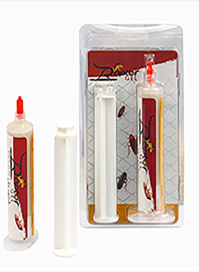 Raptor Cockroach Killer Raptor Gel Bait Includes (1 Tube +1 Plunger +1 Tip) 35g 