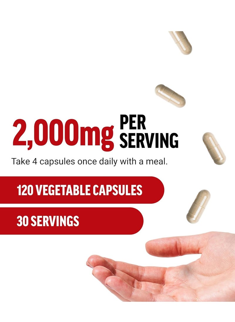 Force Factor Maca Max 2000MG Maximum Strength - 120 Capsules  - Image 5