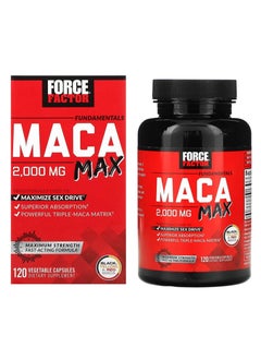 Force Factor Maca Max 2000MG Maximum Strength - 120 Capsules  - Image 1