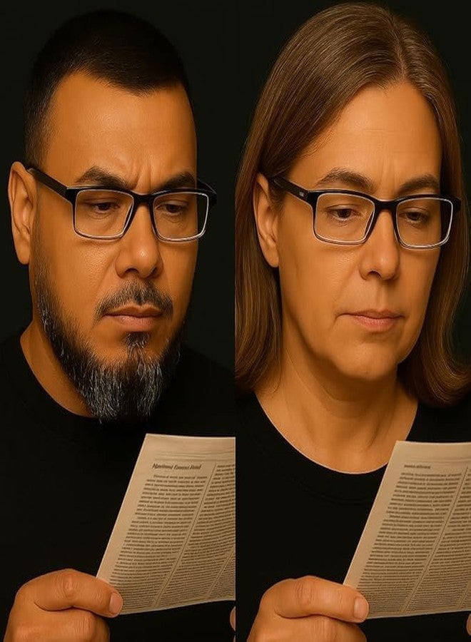 CRIBA Reading Glass Combo (Pack of 2) for Men & Women | Full-Rim Spring Temple Glasses for All Face Shapes | Comfortable Natural Look+1.00 +1.25 +1.50 +1.75 +2.00 +2.25 +2.50 +2.75 +3.00 - B (+1.50) - Image 3