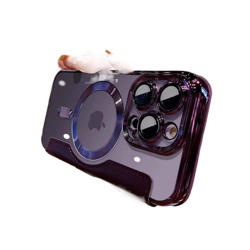 MagSafe Case, Shockproof Cover for iPhone 11 Pro Max, Purple TPU - Veloris - Image 1