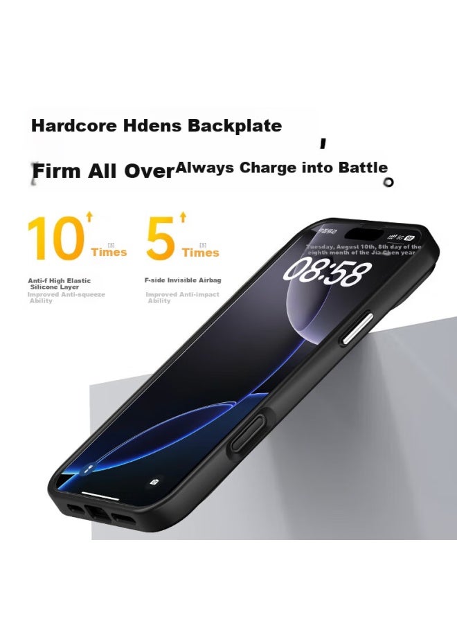 Keklle Magnetic Adsorption Iphone 16 Pro Max Case, Apple 16 Pro Max Protective Cover, Wireless Charging Matte Anti-drop Full Body Protection Case, Sapphire Blue - Image 1