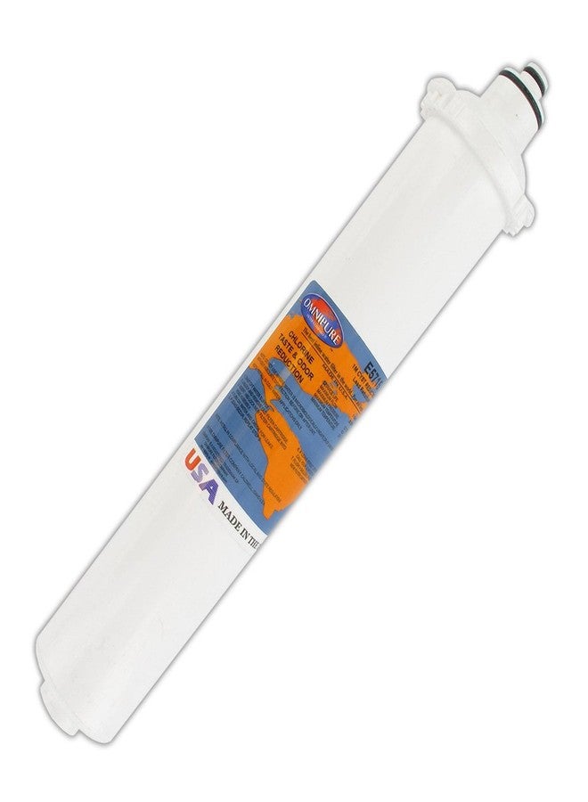 Omnipure (E5715-P) 14"x2.5" Diameter E-Series 1 Micron Carbon Block & Phosphate; Lead & Cyst Reduction - Image 1