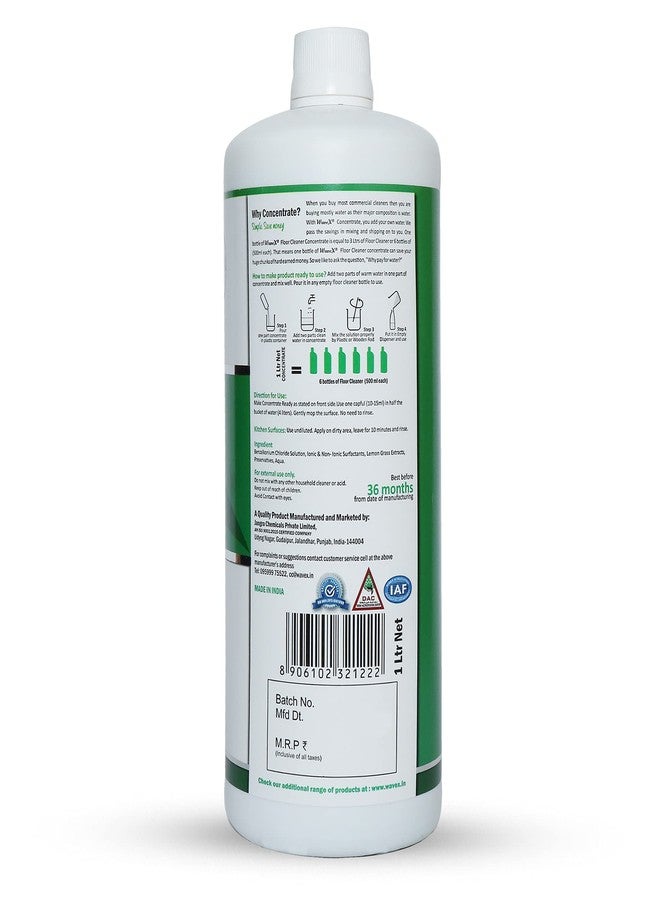 Wavex® Floor Cleaner Liquid Concentrate (1ltr) Makes 3 Litres (Lemon Grass) - Image 2