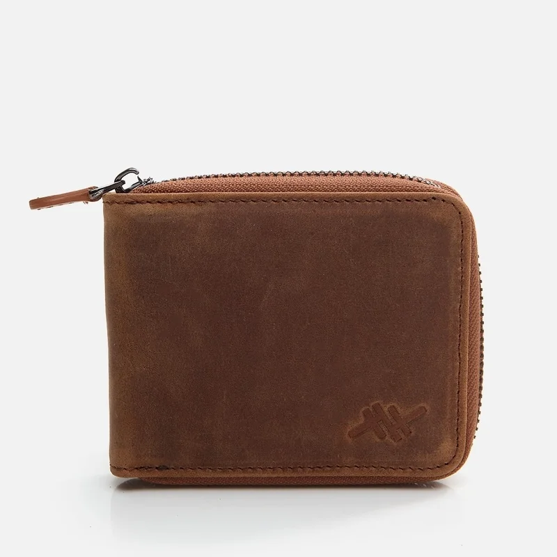 Hotiç 06CUH290110A370 GENUINE Leather Tan Men's Wallet