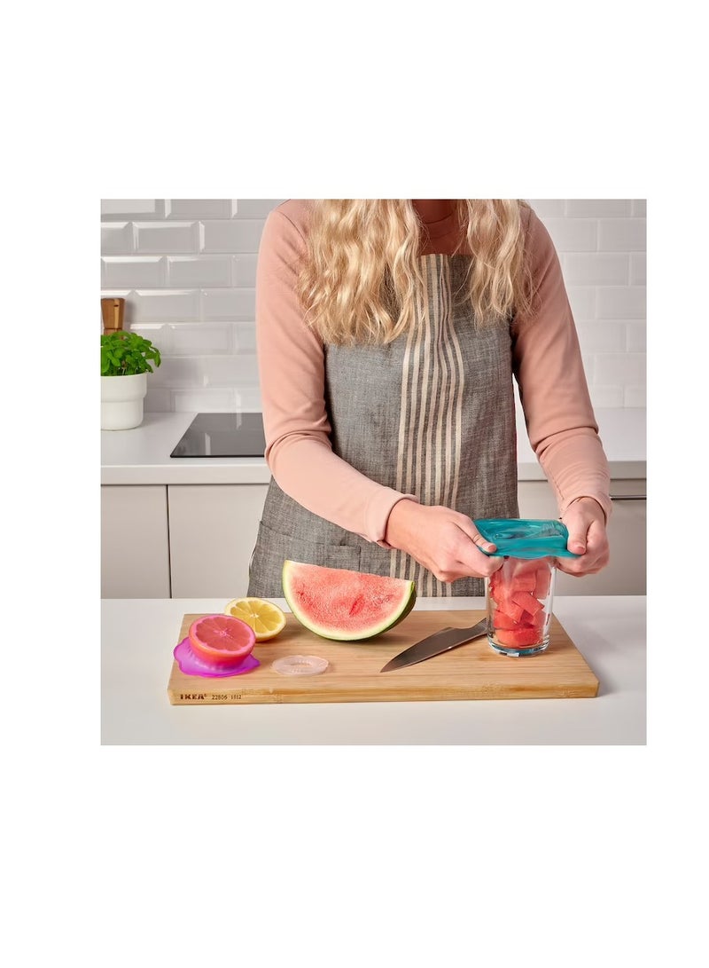 Food cover, set of 3, silicone multicolour - Image 2