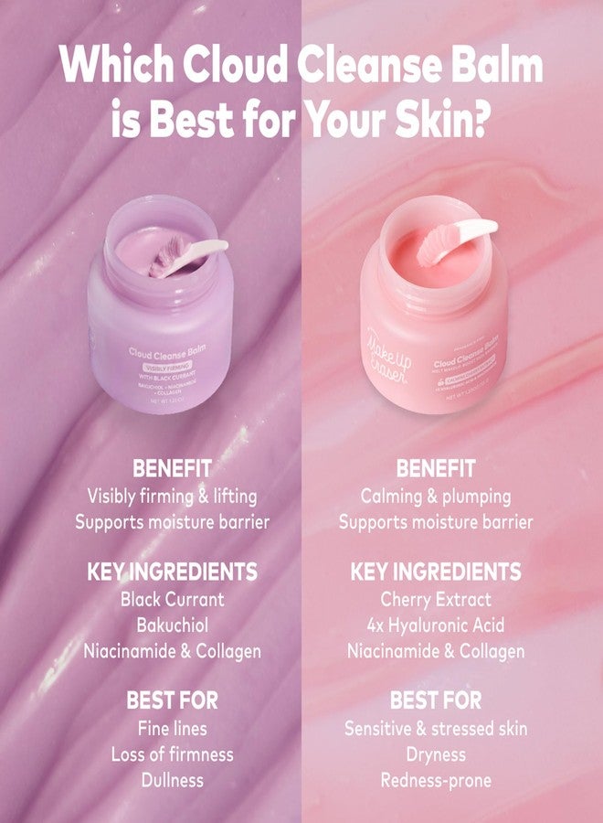 Makeup Eraser The Original MakeUp Eraser Cloud Cleanse MakeUp Erasing Balm - Melting Cleanser & Remover for Face - Visibly Firms with Niacinamide, Collagen & Black Currant - Spatula Included - 1.28 oz - Image 3