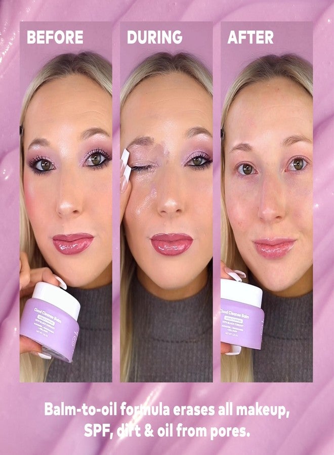 Makeup Eraser The Original MakeUp Eraser Cloud Cleanse MakeUp Erasing Balm - Melting Cleanser & Remover for Face - Visibly Firms with Niacinamide, Collagen & Black Currant - Spatula Included - 1.28 oz - Image 5