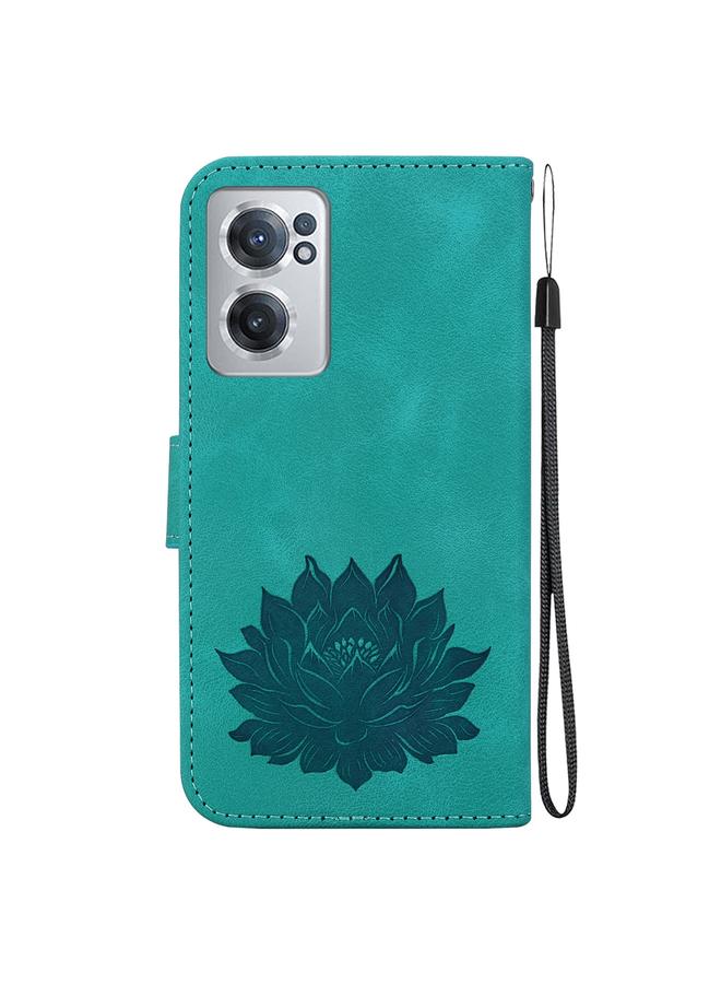 S-TOP Case For OnePlus Nord CE 2 5G Lotus Embossed Leather Phone Case - Image 3