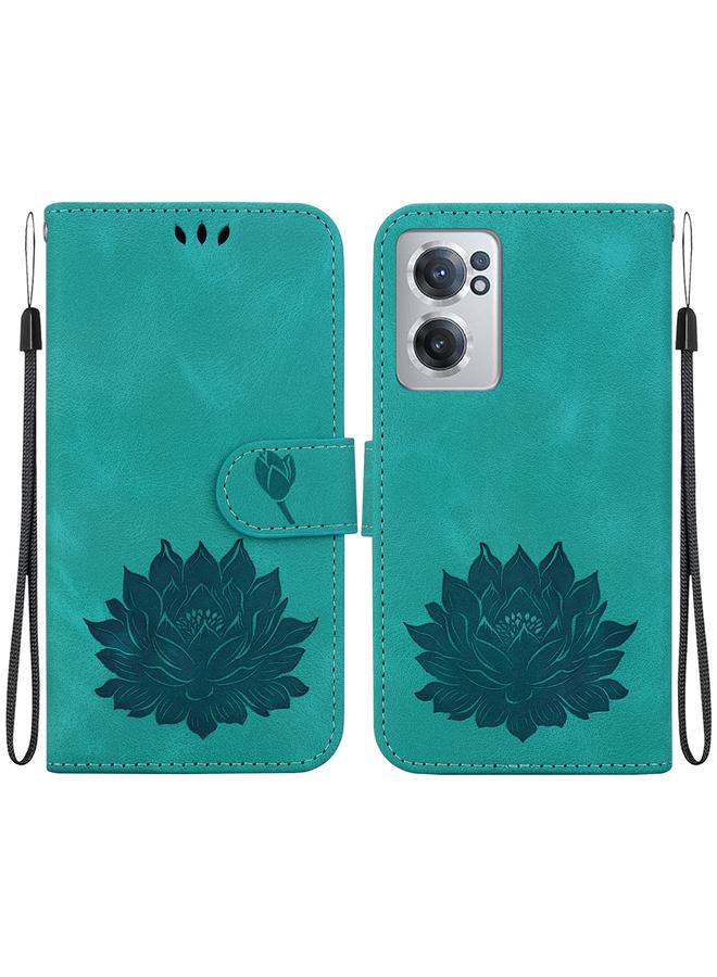S-TOP Case For OnePlus Nord CE 2 5G Lotus Embossed Leather Phone Case - Image 1