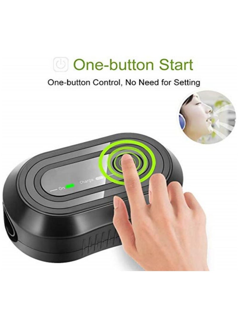 Excefore - CPAP Cleaner Disinfector, Ozone Cleaner Air Disinfection Machine Ventilation Disinfector Sterilizer for Clean Air CPAP Machine Mask Hose Pipe Tube Accessories - Image 1