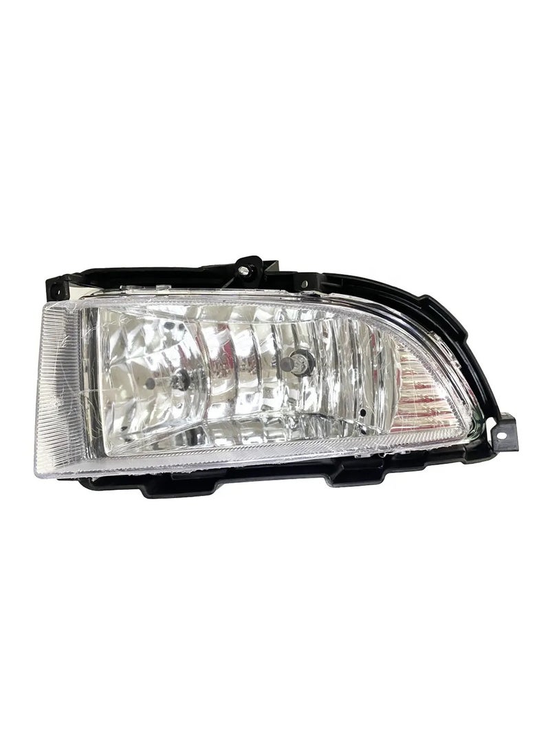 Generic - Elshafey 1 Pair Fog Lights Assembly Replacement for 2005  Mitsubishi Lancer puma Clear Lens with Bulbs Harness Switch Kit Driving Fog Lights - Image 1
