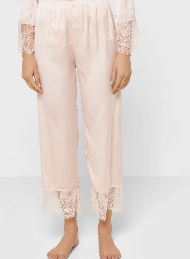 Khizana Lace Detail Pyjama Set