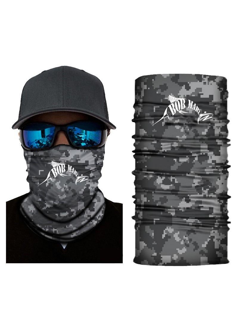BOB MARLIN Marlin Uv+Protection Face Shield Bandana Digital Camo  - Image 2