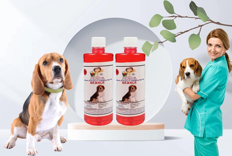 Swacch Shampoo Specially Formulated for Beagle (500ml) (Pack of 2) Jasmine - Image 1