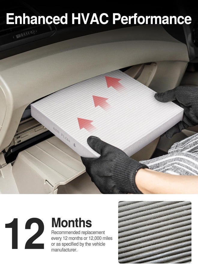 Puroma 2 Pack Cabin Air Filter with Multiple Fiber Layers Replacement for CP285, CF10285, Toyota Camry, RAV4, Highlander, Corolla, 4Runner, Tundra, Prius, Sienna, Lexus, Scion, Subaru, Jaguar - Image 5