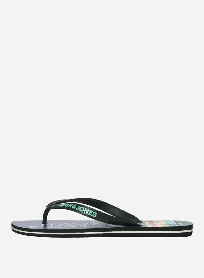 JACK & JONES Palm Print Flip Flops