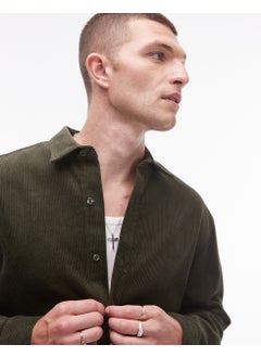 TOPMAN Mini Cord Oversized Shirt  - Image 3