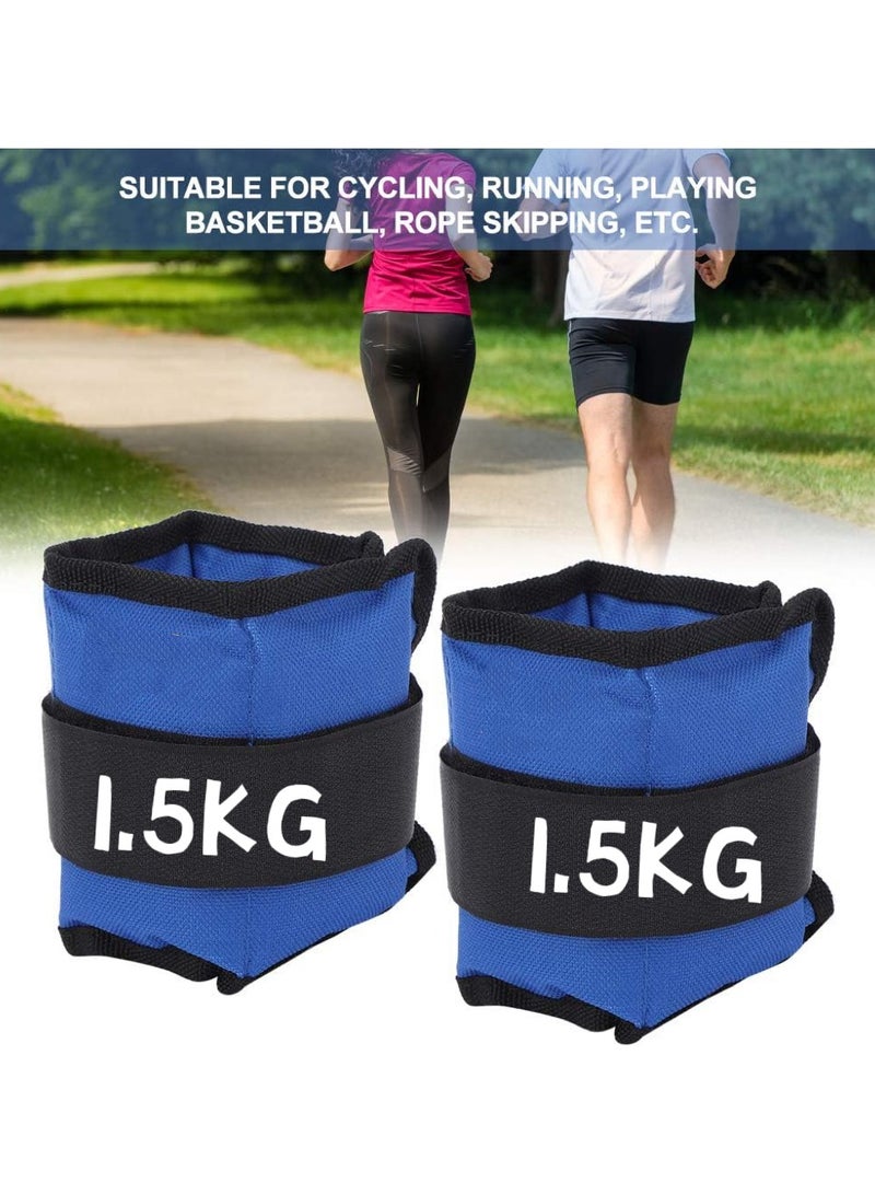 KIIUMI 2 PCS Sand Weight Bag for the Arms and Feet, Weighing 3 Kilograms, Each Piece Weighing 1.5 kilograms - Image 3