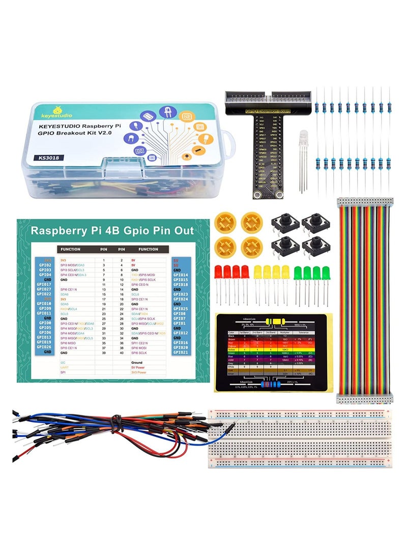 Keyestudio GPIO Breakout Kit for Raspberry Pi - Image 1