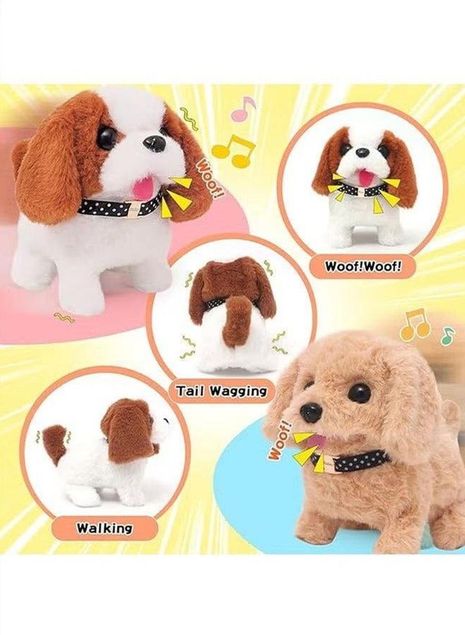Children's Toys, Cute Pet Dogs And Dog Cages, Walking Calls, Electronic Toys, Interactive Birthday Gifts For Children And Babies, Made Of High-Quality Plush Materials, Comfortable And Soft, Smooth And Odorless, Non-Toxic,  Corgi  - Image 4
