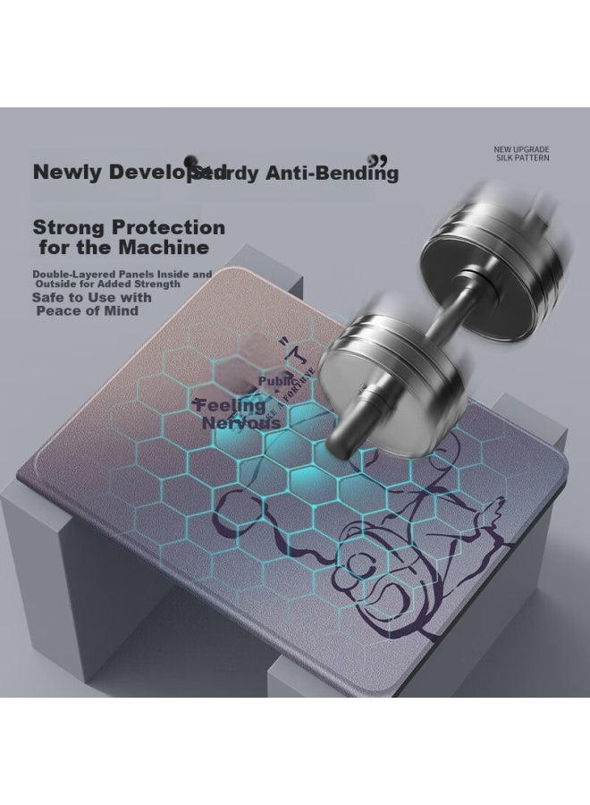 Xp Ipad Pro 11-Inch Protective Case New Version Anti-Fall Apple Tablet Cartoon Ultra-Thin Case With Pen Slot Full Coverage - Dark Grey Pika - Image 2