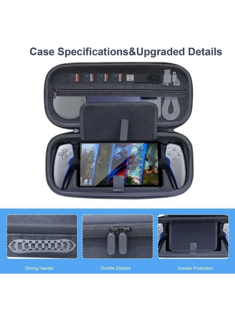1Pcs For PlayStation Portal Bag EVA Carrying Case Shockproof Protective Cover Handheld Console Handbag for PS5 Game Accessories - Image 5