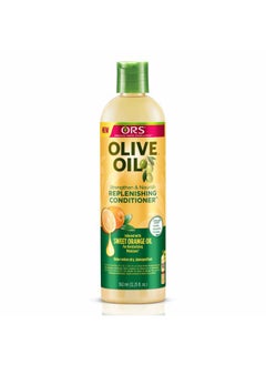 Organic Root (ORS) Olive Oil Strengthen & Nourish Replenishing Conditioner infused with Sweet Orange Oil for Revitalizing Moisture 12.25 Ounce (Pack of 3)  - Image 1