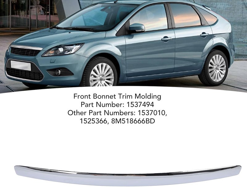 Stable local goods source Elegant Chrome Front Bonnet Trim 8M518666BD Replacement for Focus Mk2 Facelift 2008-2011 Hatchback Reinforced edge Trendy economical quality Varied available picks Cost saving user oriented build Single & bulk storage compatible User friendly optimized build Occasional & permanent usable Cost effective global grade quality Gulf mainstream practical design Odor free color All-round well-engineered practical build Strong durable raw material Local market compliant trusted quality Solid anti-deform General standard crafted Standard fit Workday cycle fulfillment Diverse purchase plan Locally packed stock Global production standard crafted Integrated local logistics Globally popular universal design Wide use compliant quality Simple multi-feature universal build - Image 5